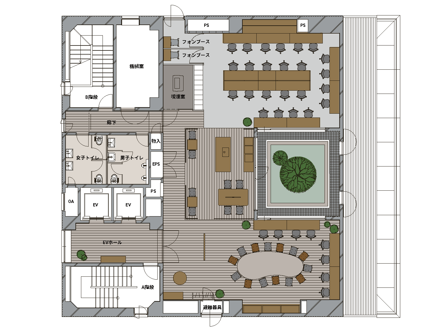 8Fラウンジスペース