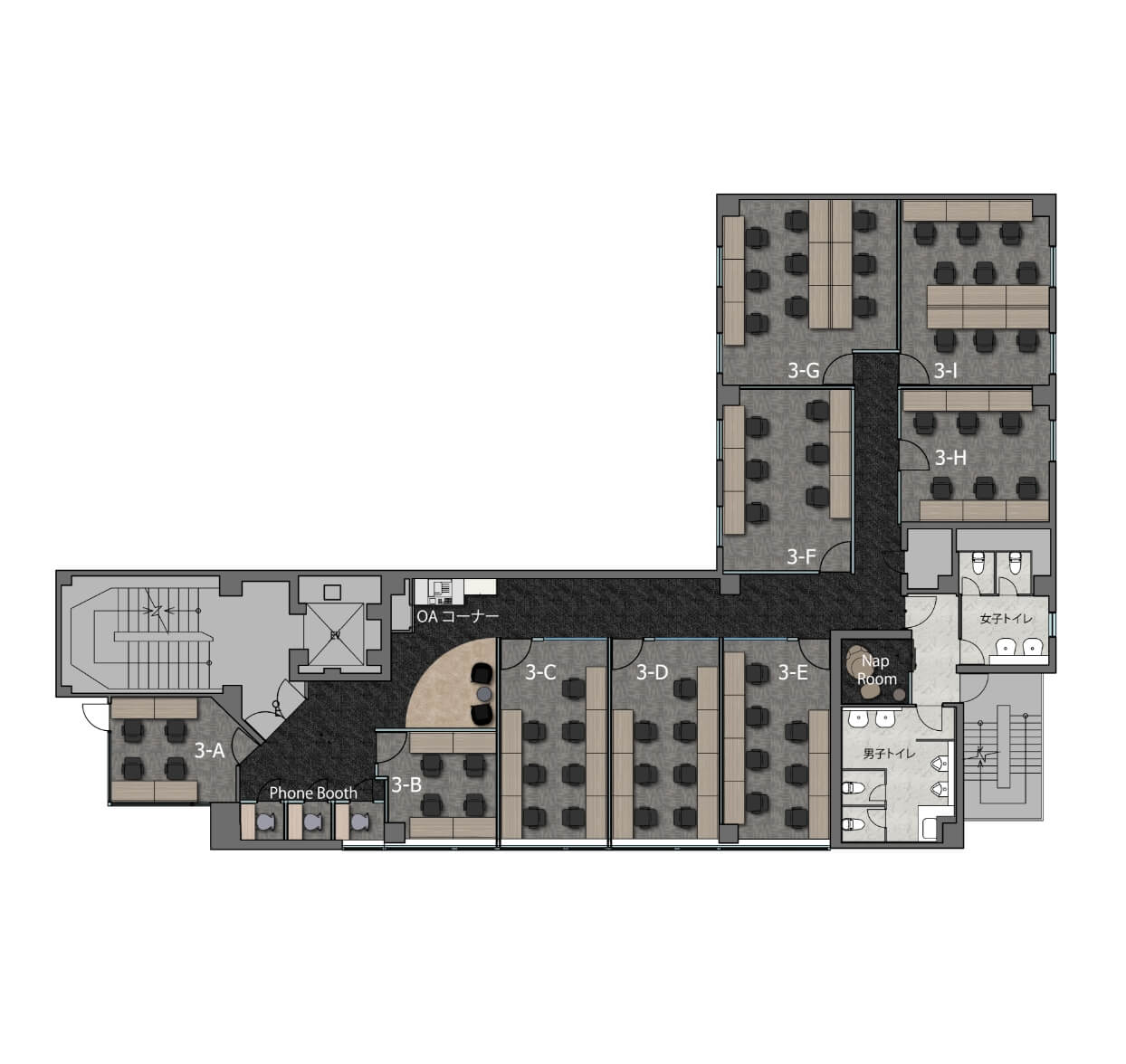 3Fシェアオフィス